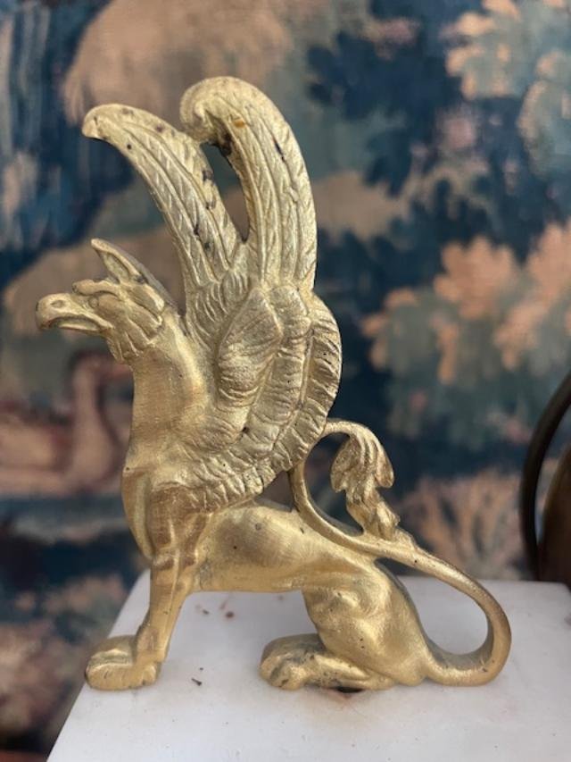 Importante pendule portique fin 18 ème d'époque Directoire-photo-2