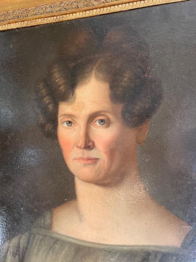 Portrait de femme d'époque Empire-photo-3