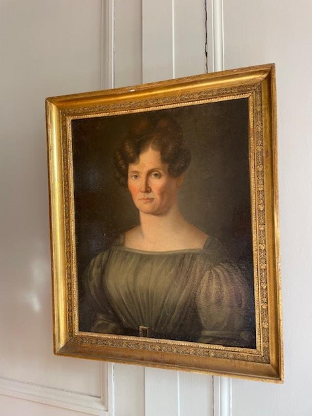 Portrait de femme d'époque Empire-photo-5