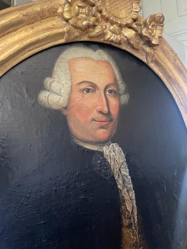 Early 18th-century French School, Portrait Of A Gentleman.-photo-4