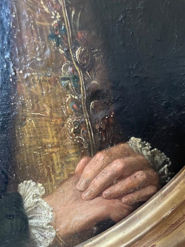 Early 18th-century French School, Portrait Of A Gentleman.-photo-3
