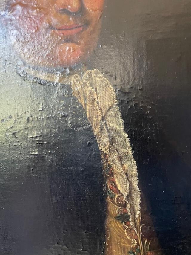 Early 18th-century French School, Portrait Of A Gentleman.-photo-5