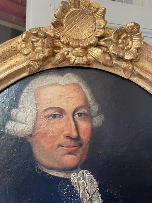 Early 18th-century French School, Portrait Of A Gentleman.-photo-6