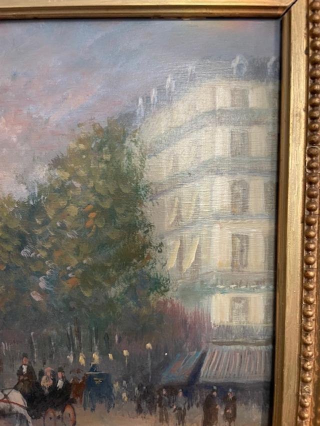 Early 20th-century French School, The Grand Boulevards Of Paris-photo-3