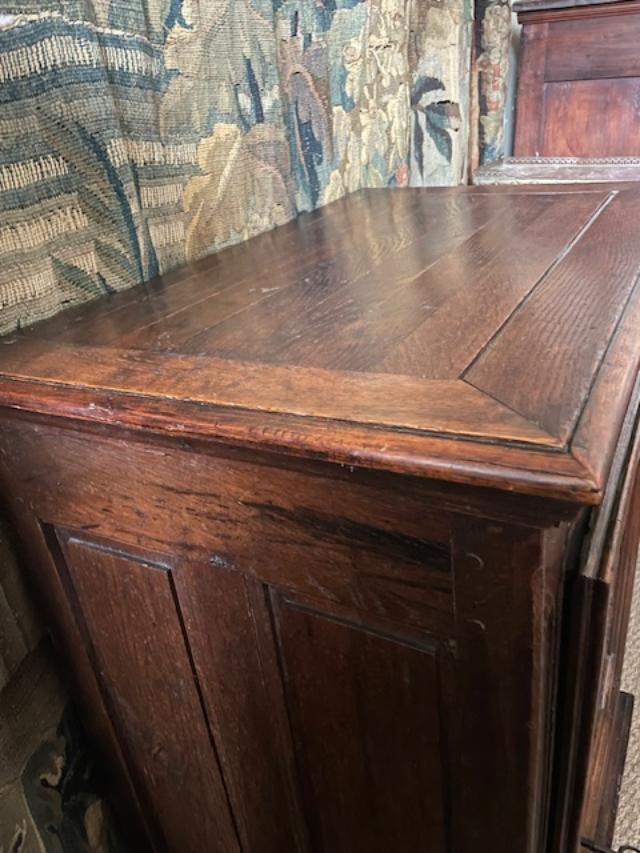 18th-century Sideboard Made Of Natural Wood.-photo-4