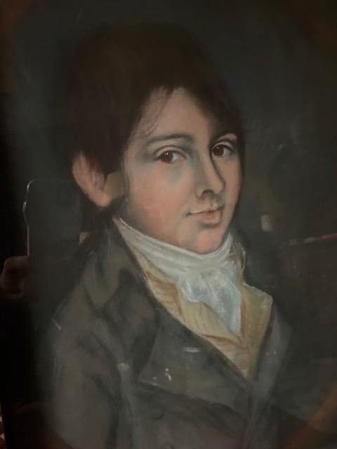 A Charming Pair Of Pastel Portraits From The Directoire Period-photo-3