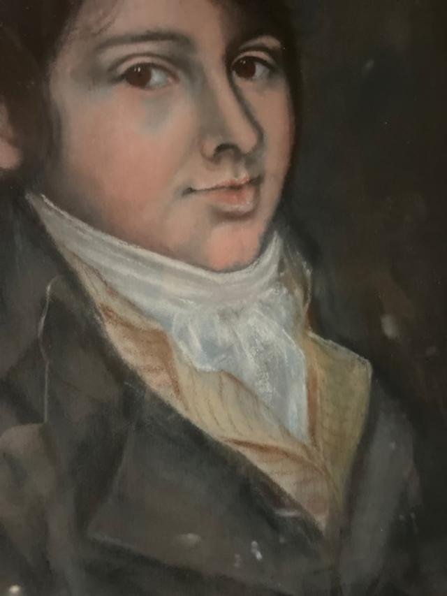 A Charming Pair Of Pastel Portraits From The Directoire Period-photo-4