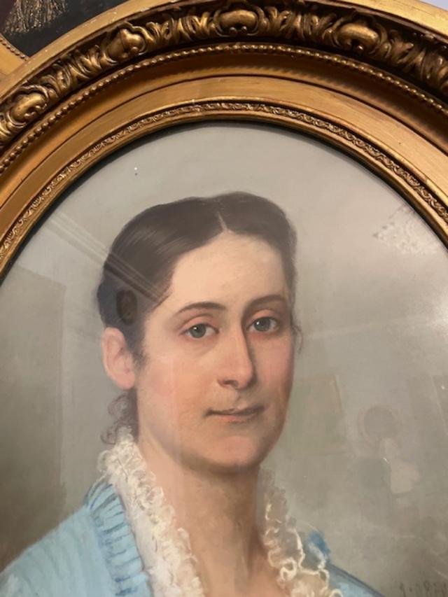 19th-century French School, Portrait Of An Elegant Woman.-photo-2