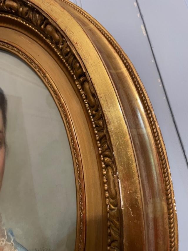19th-century French School, Portrait Of An Elegant Woman.-photo-4