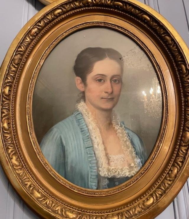 19th-century French School, Portrait Of An Elegant Woman.