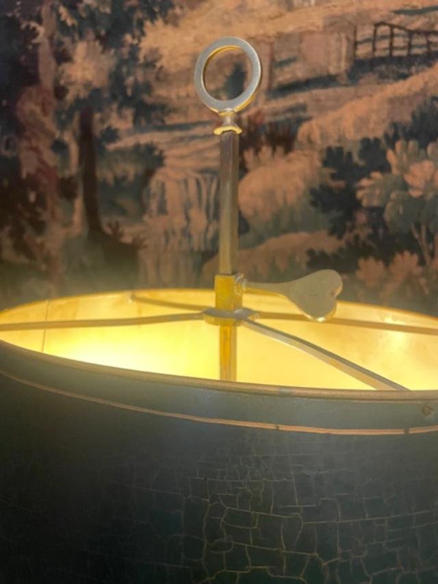 Lampe bouillotte de style Louis XVI en bronze-photo-1