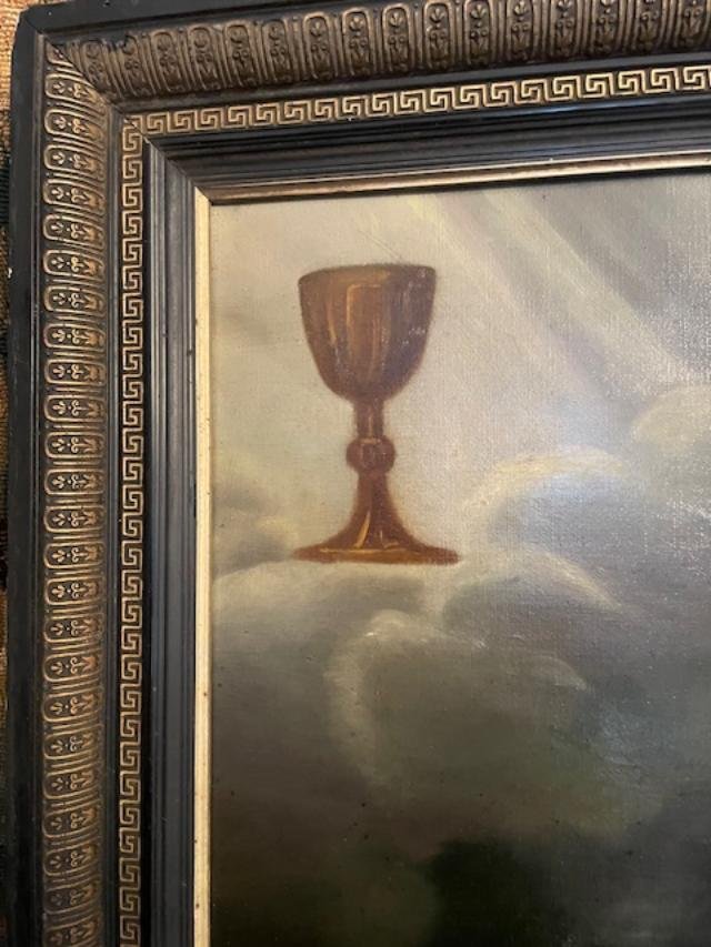 Ecole française du 19 ème , " la prosternation du Christ"-photo-2
