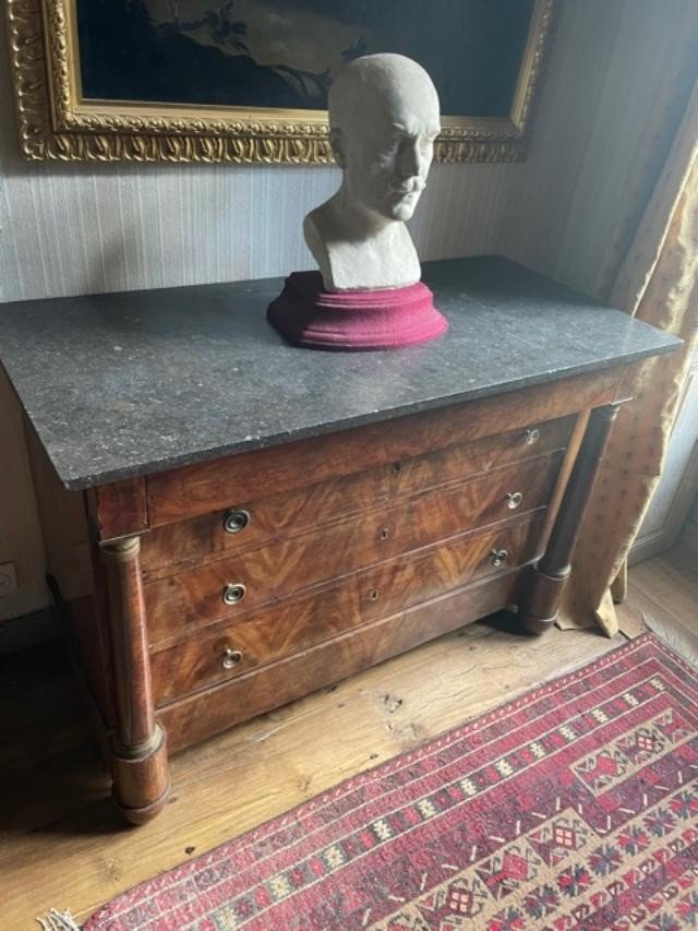 commode en acajou d'époque empire-photo-3