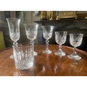 Important Service Of Cut Crystal Glasses 