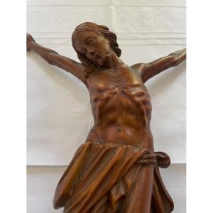 Christ In Natural Wood, 19th Century