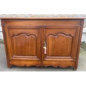 Buffet en noyer 18 ème d'époque Louis XV