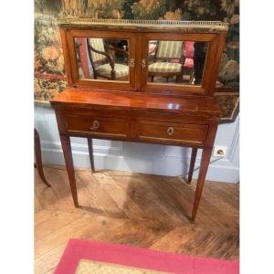 Bonheur du jour 18 ème en acajou d'époque Louis XVI