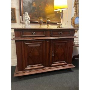 Buffet fin 17 ème en bois naturel