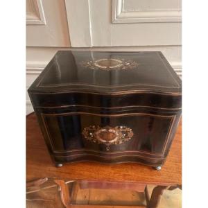 Complete Napoleon III Period Liquor Cabinet