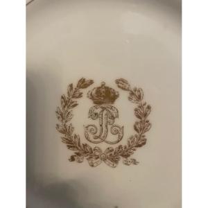 Sèvres Plate From The Tuileries Palace, Part Of The Service Of King Louis-philippe
