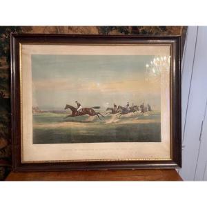 Grand Prix De Paris. Important Engraving From 1866