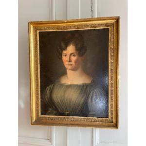 Portrait Of A Woman From The Empire Period