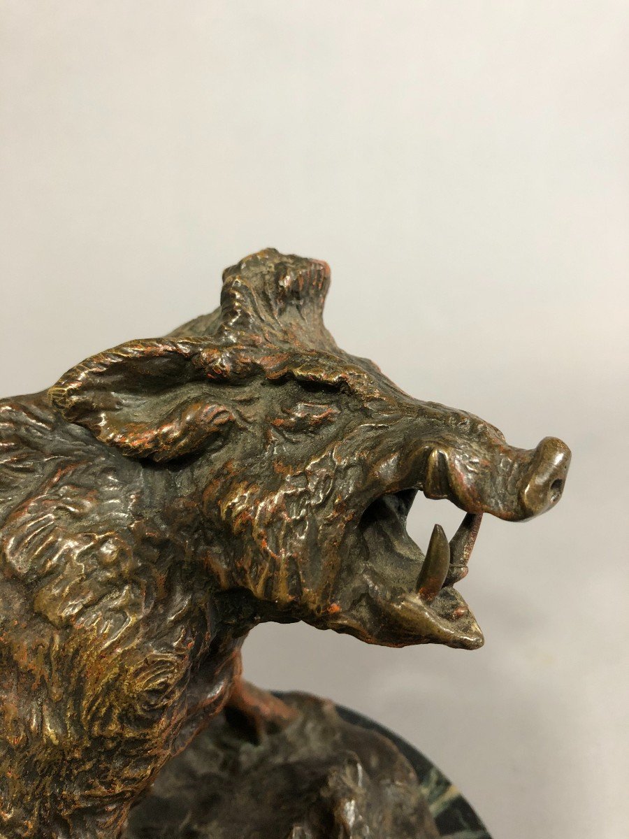 Animal Bronze, Boar, Hunting, Venery-photo-3