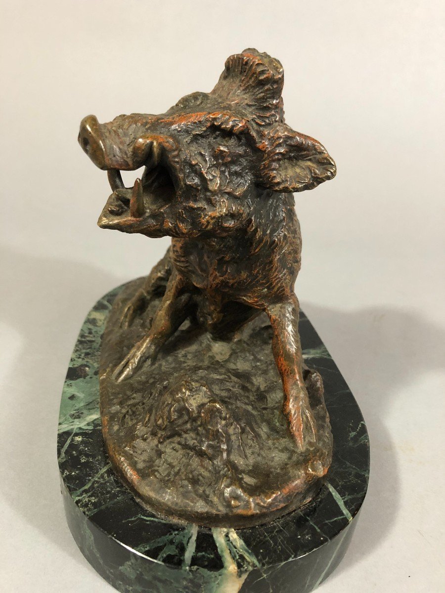 Animal Bronze, Boar, Hunting, Venery-photo-4