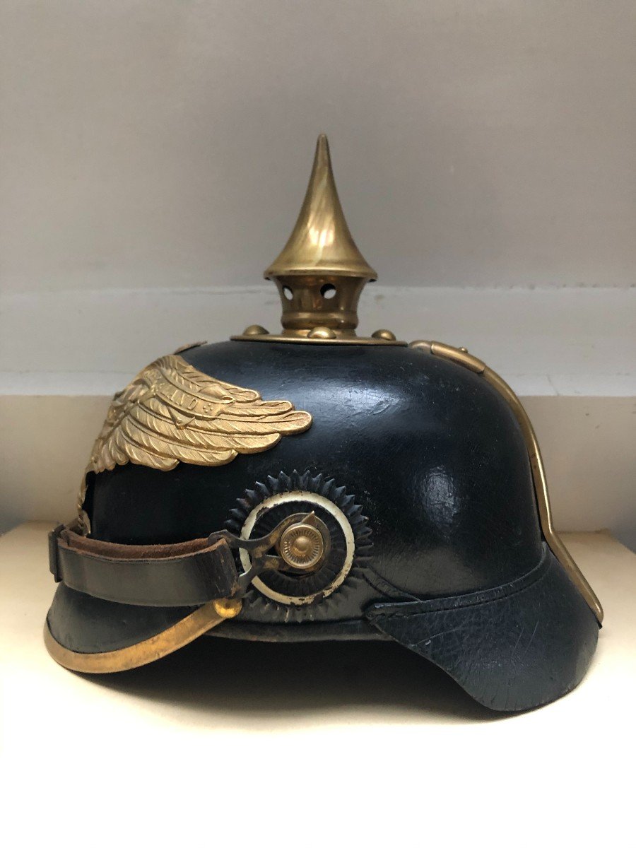 Casque à Pointe, Spike Helmet, Pickelhaube, Prusse Du 9° Grenadier : Colberg-photo-2