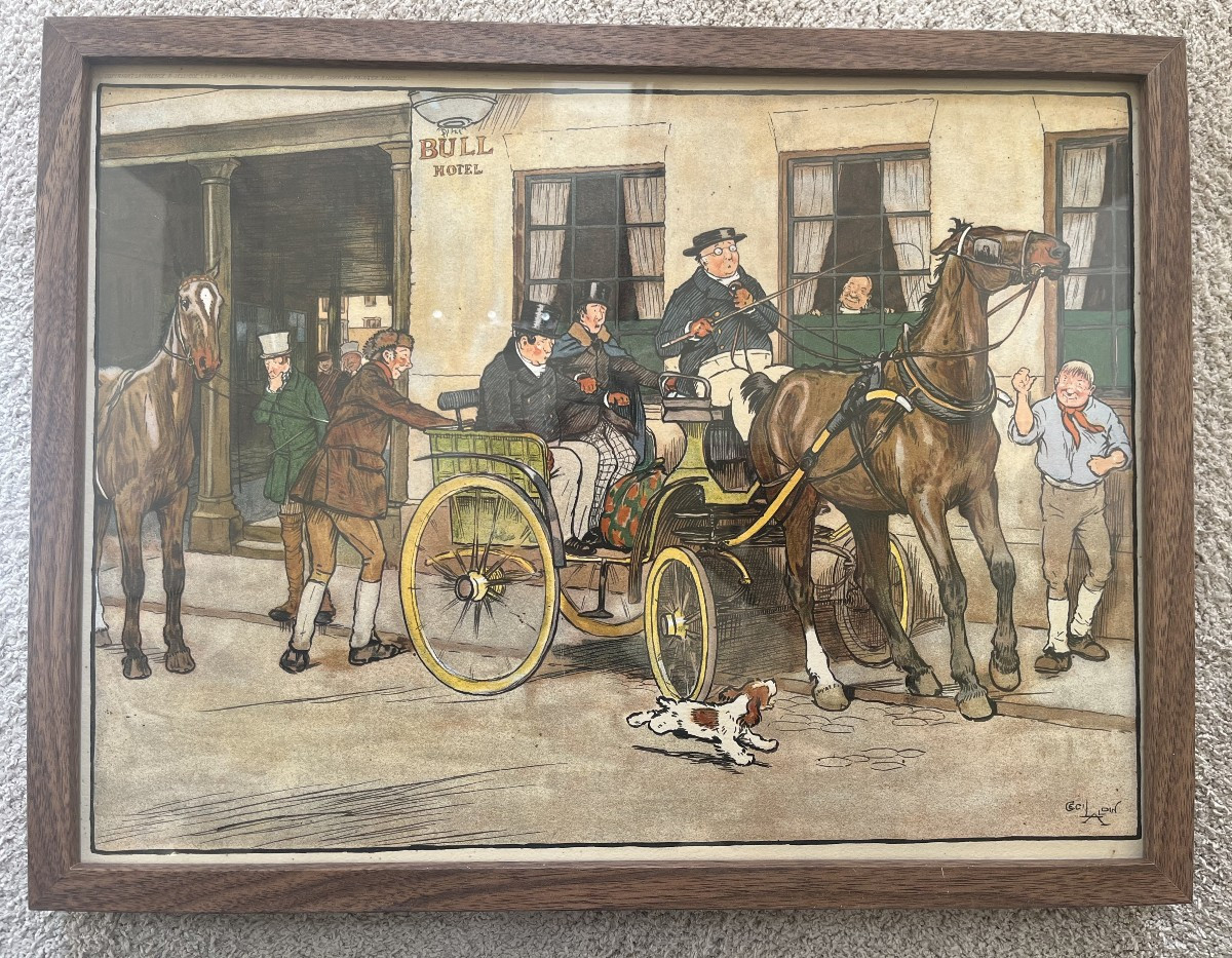 Cecil Aldin, Chasse, Vénerie, attelage, avocat