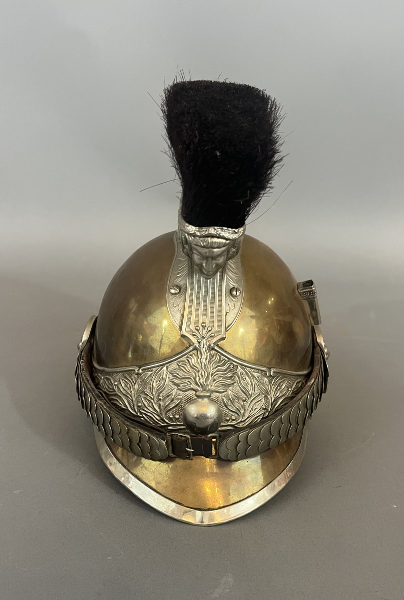 Foot Gendarme Helmet, Mane Helmet, Cuirassier, Dragoon