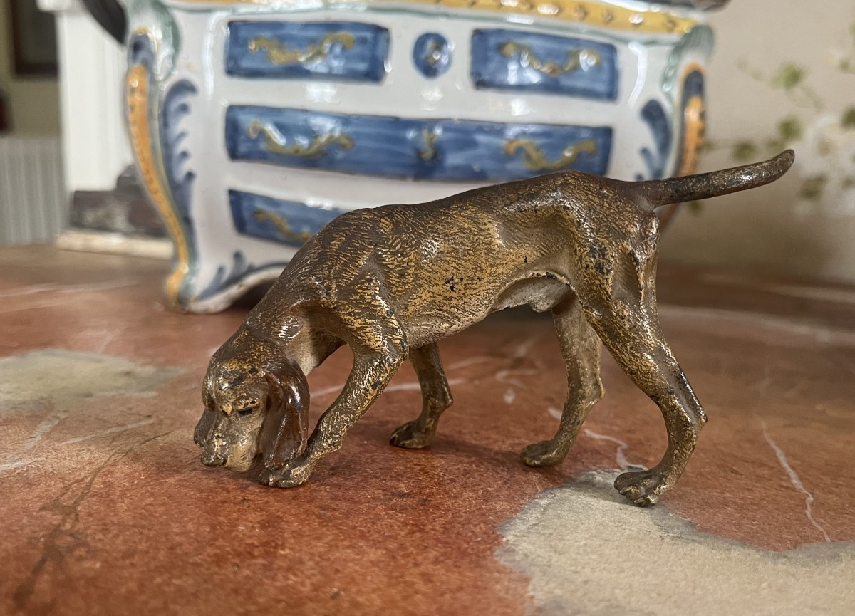 Bronze de Vienne, chien de chasse, Vénerie.
