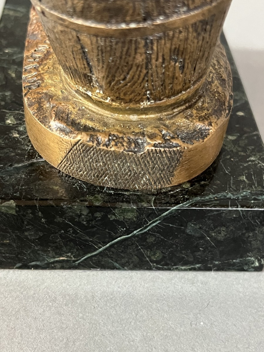 Bronze Animal Sculpture, Goose In A Tub, Isidore Bonheur-photo-1