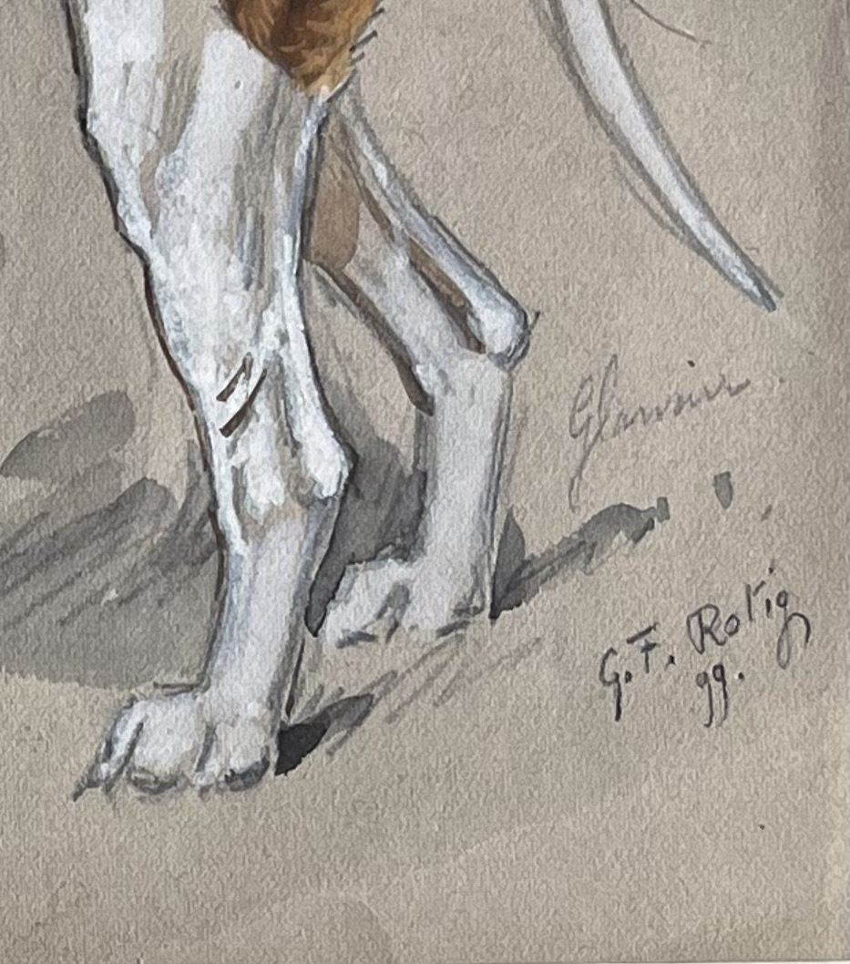 Georges Frederic Rotig, chien de meute, chasse, vénerie-photo-2