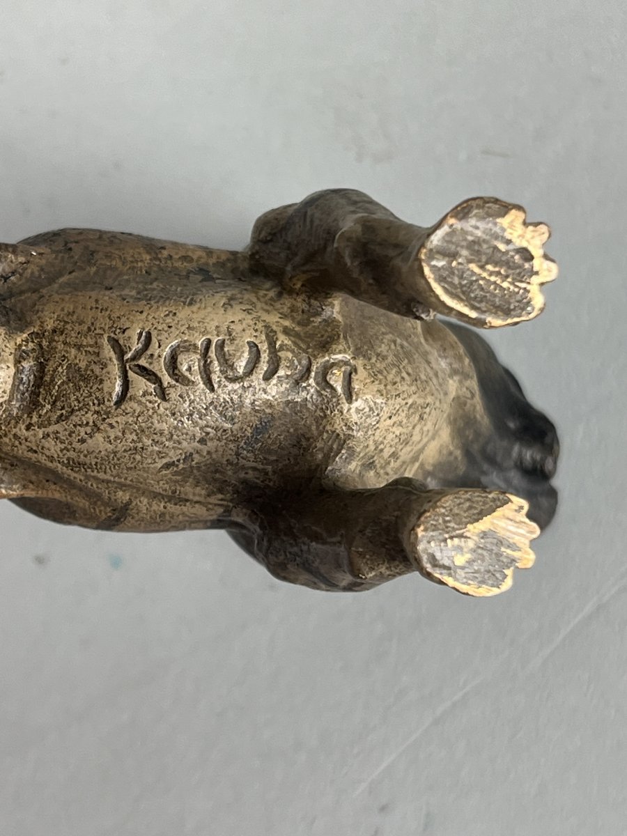 Bronze de Vienne, chien , Bull Dog-photo-2