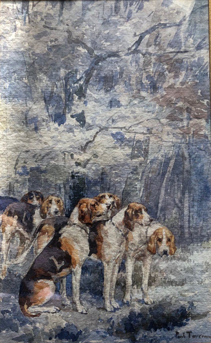 Paul Tavernier, Relais De Chiens De chasse, Équipage Lebaudy à Fontainebleau