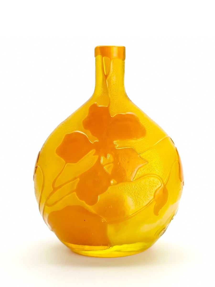 Emile Gallé (1846-1904) Vase Signed Art Nouveau Period 1900