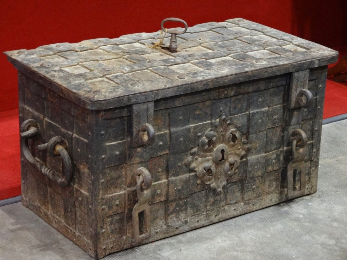 Corsair's Chest Decorated With Sirens Nuremberg High Period 17th Century -photo-6