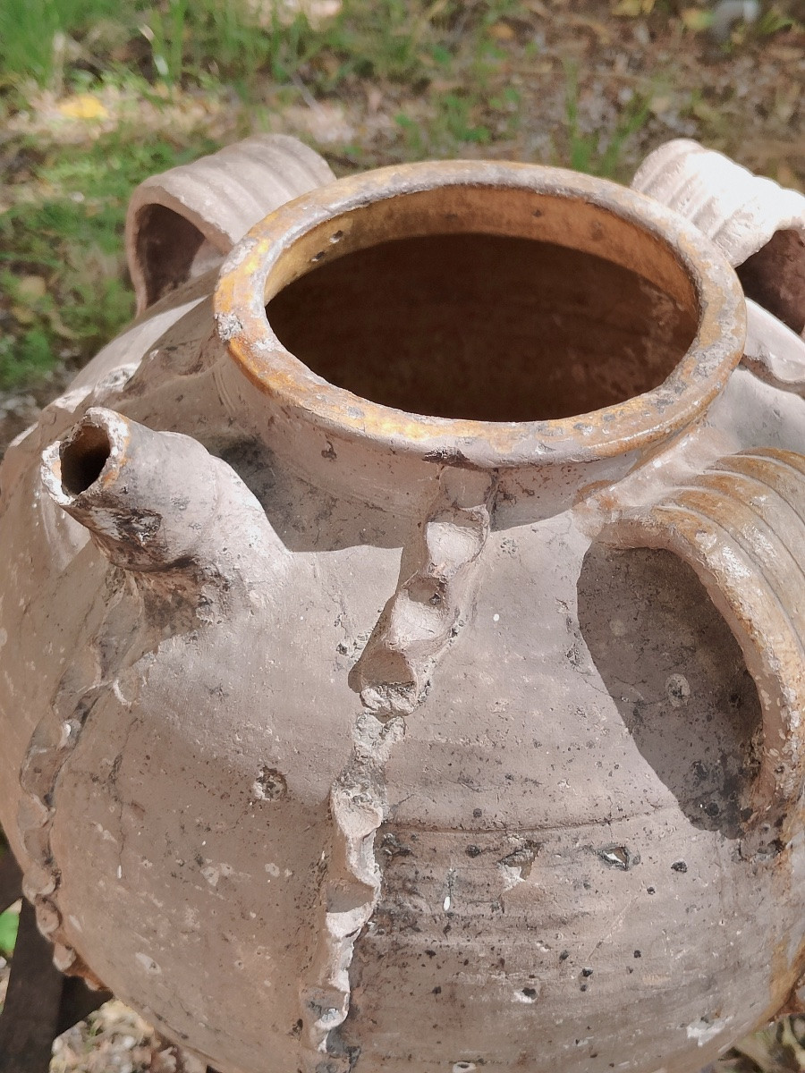 Glazed Earthenware Jug, Pottery, 18th Century-photo-3