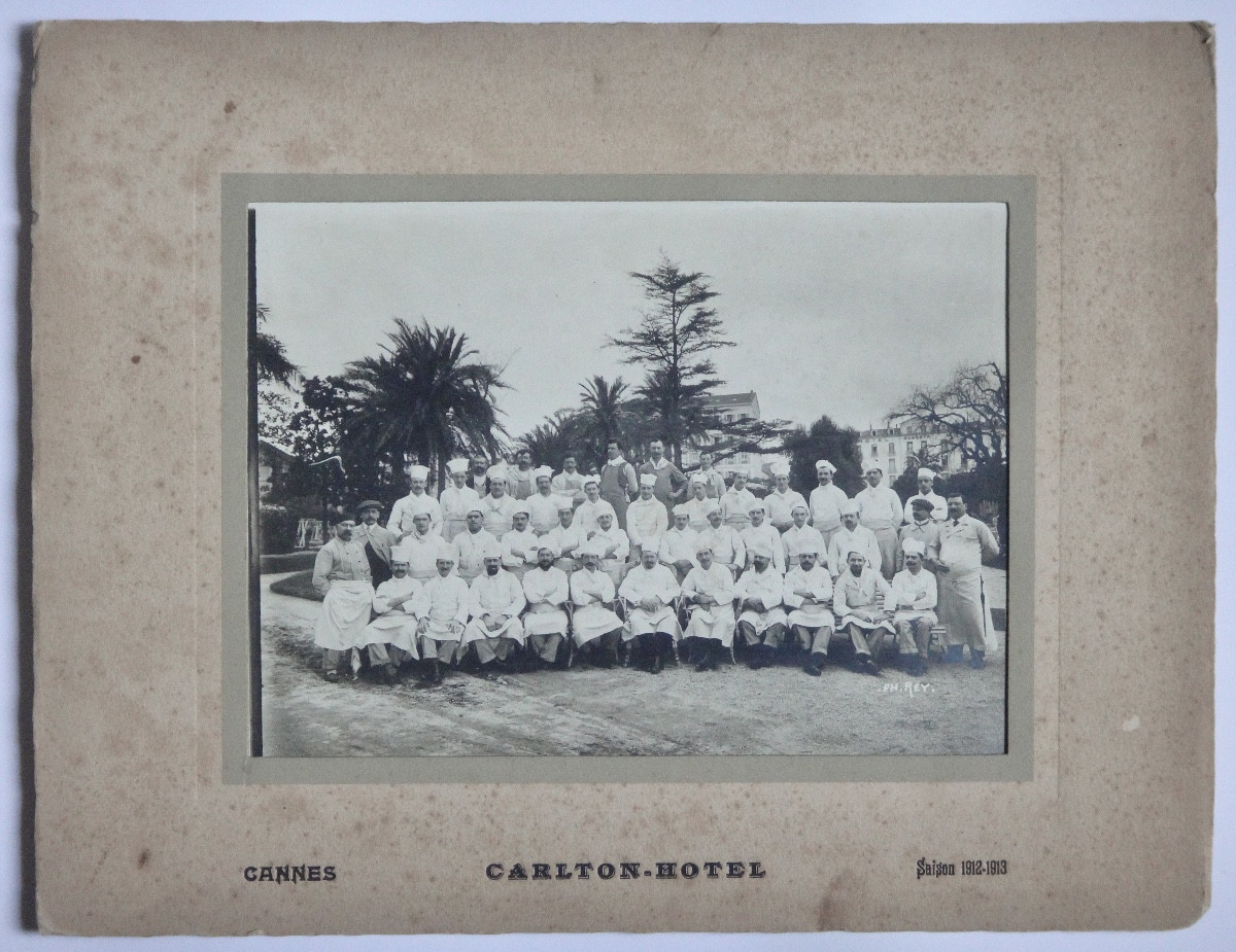 Photo Of The Carlton In Cannes Kitchen Brigade Auguste Escoffier Season 1912-13
