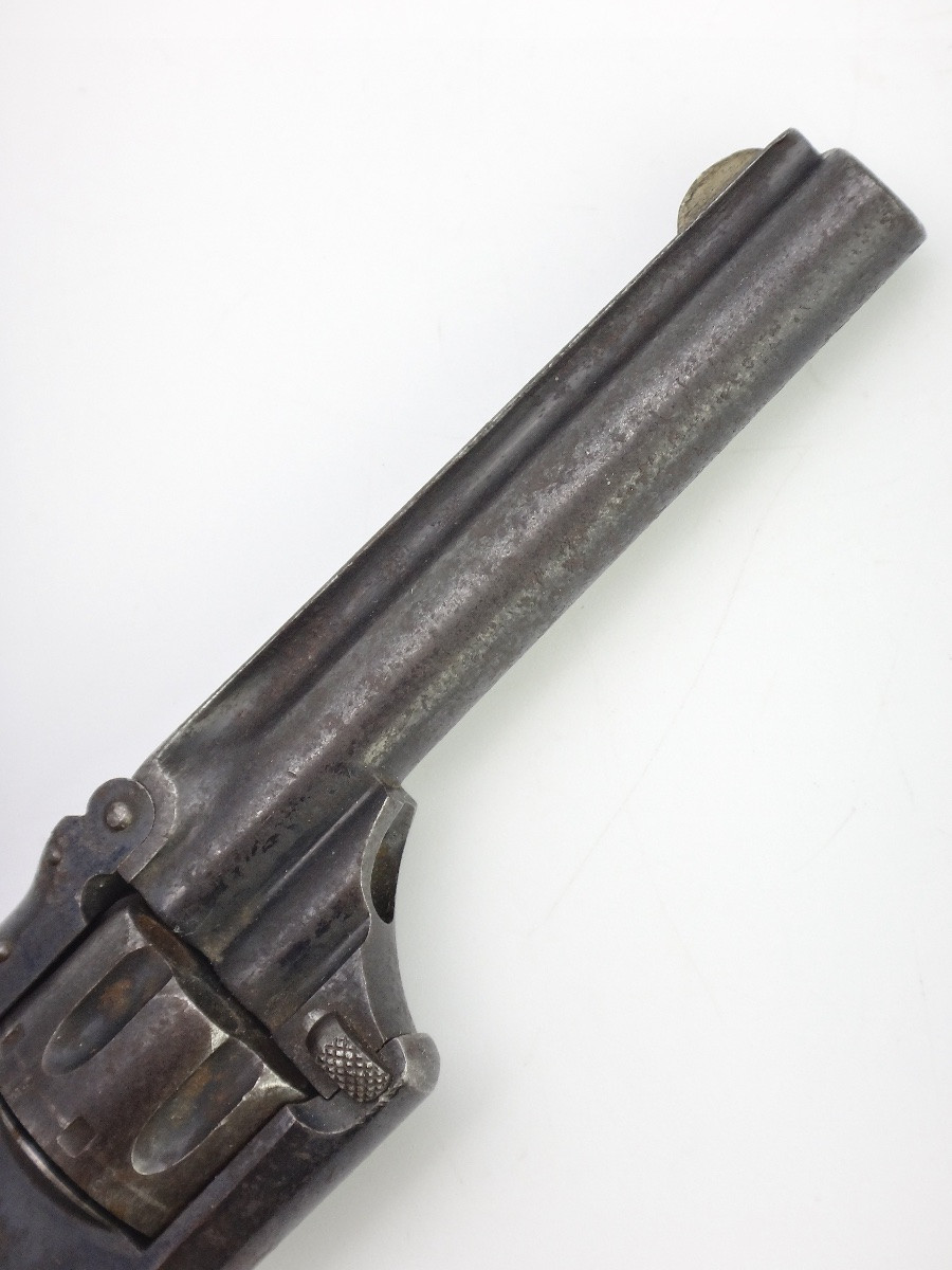 Revolver Smith et Wesson 1er modèle 3ème issue à 7 coups Calibre 22 époque XIXe vers 1868-photo-6
