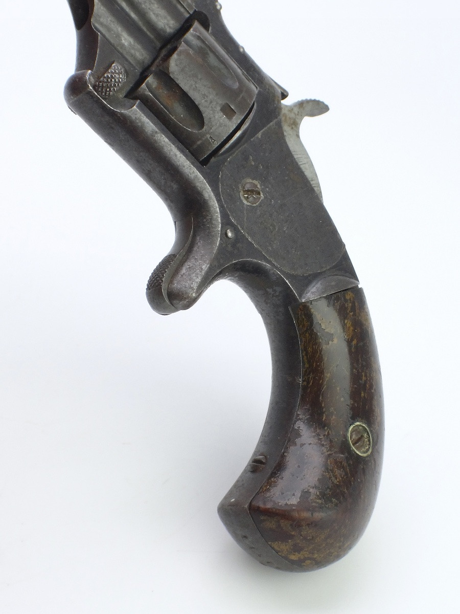 Revolver Smith et Wesson 1er modèle 3ème issue à 7 coups Calibre 22 époque XIXe vers 1868-photo-7