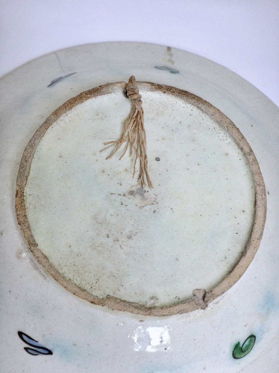 Iznik Earthenware Dish With Saz Palm - Circa 1600-photo-8