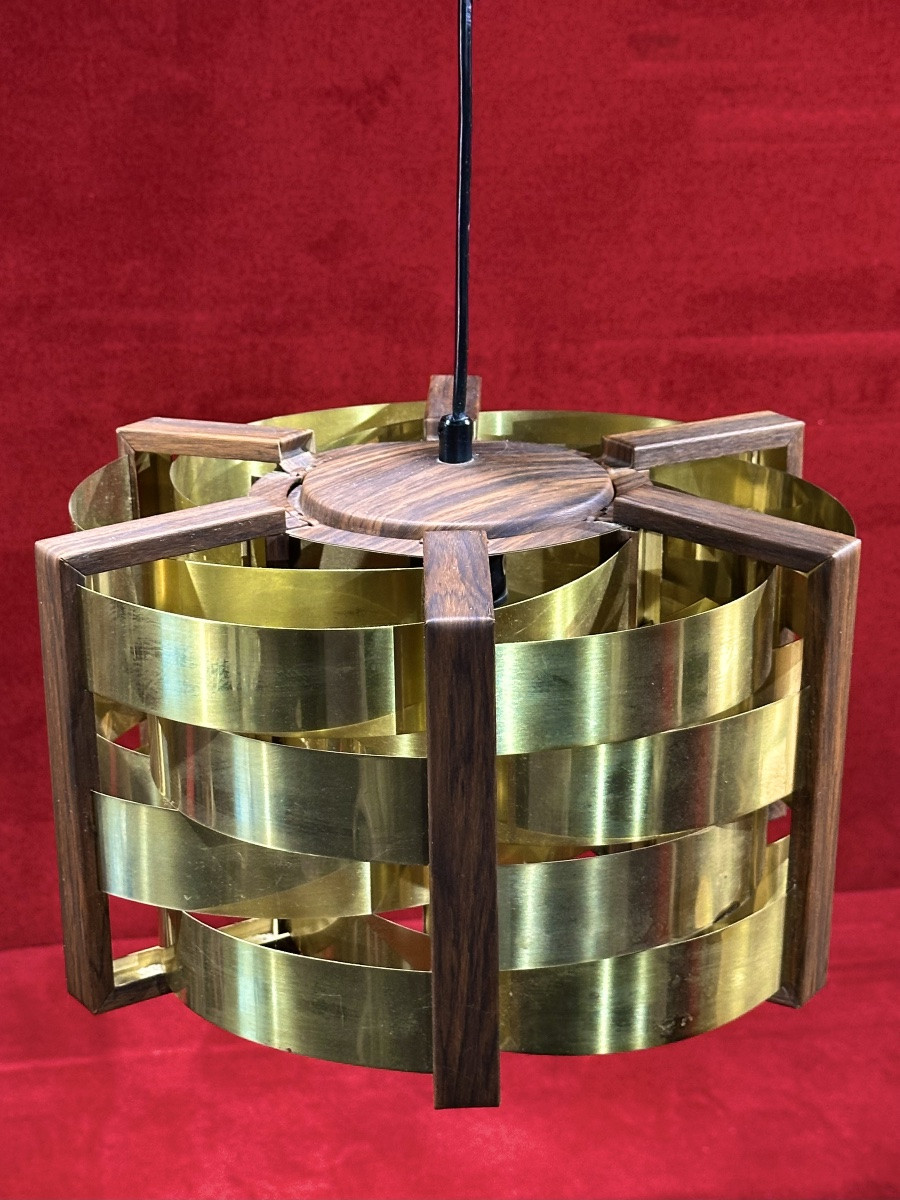 Werner Schou Danish Chandelier Scandinavian Design Coronell Electro Denmark 1970-photo-3