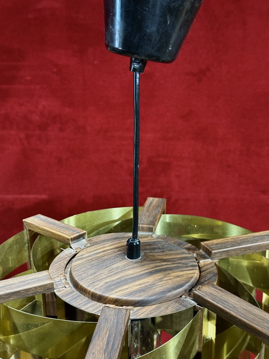 Werner Schou Danish Chandelier Scandinavian Design Coronell Electro Denmark 1970-photo-4