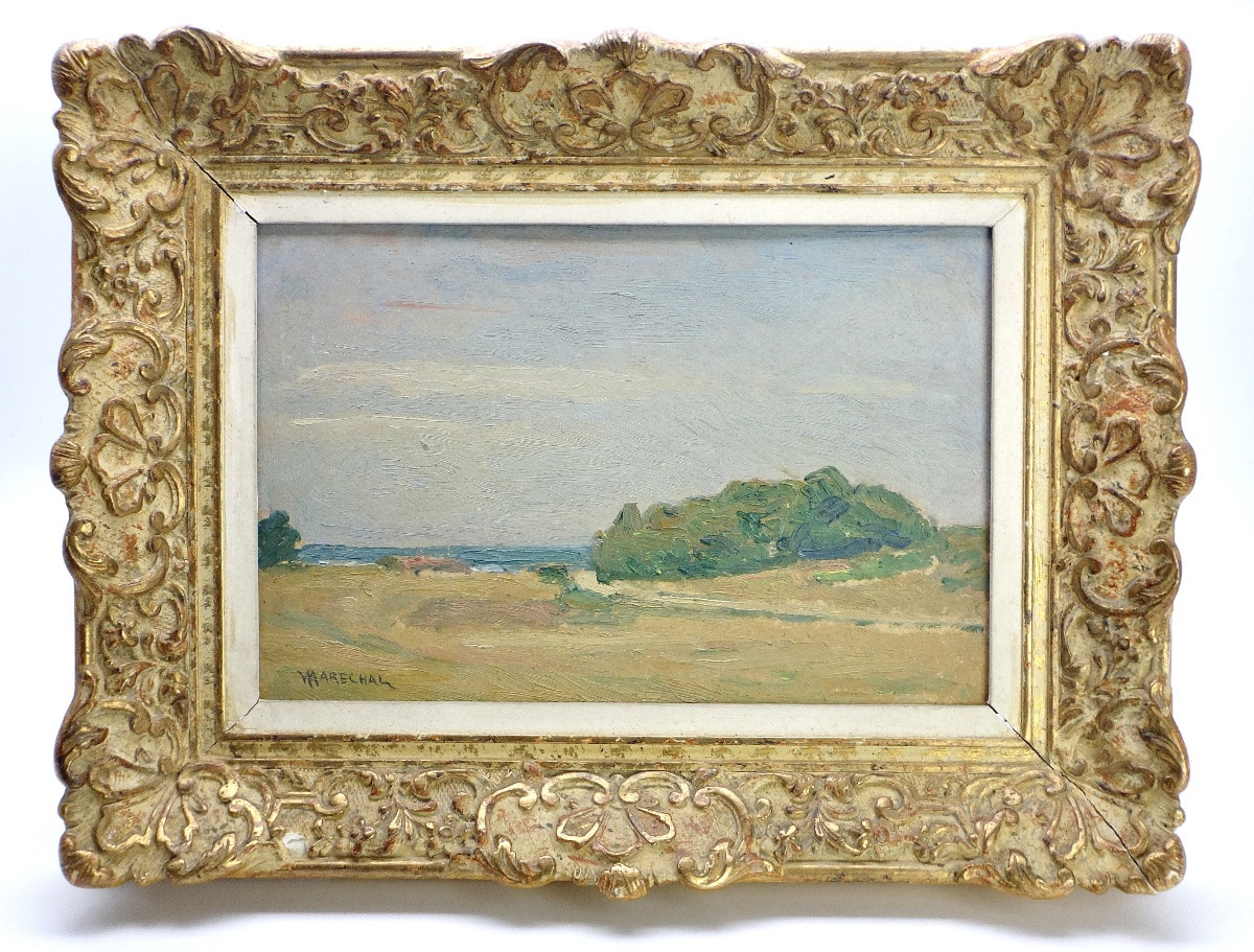 Victor MARECHAL (1879-1948) Paire de Paysages impressionnistes-photo-2