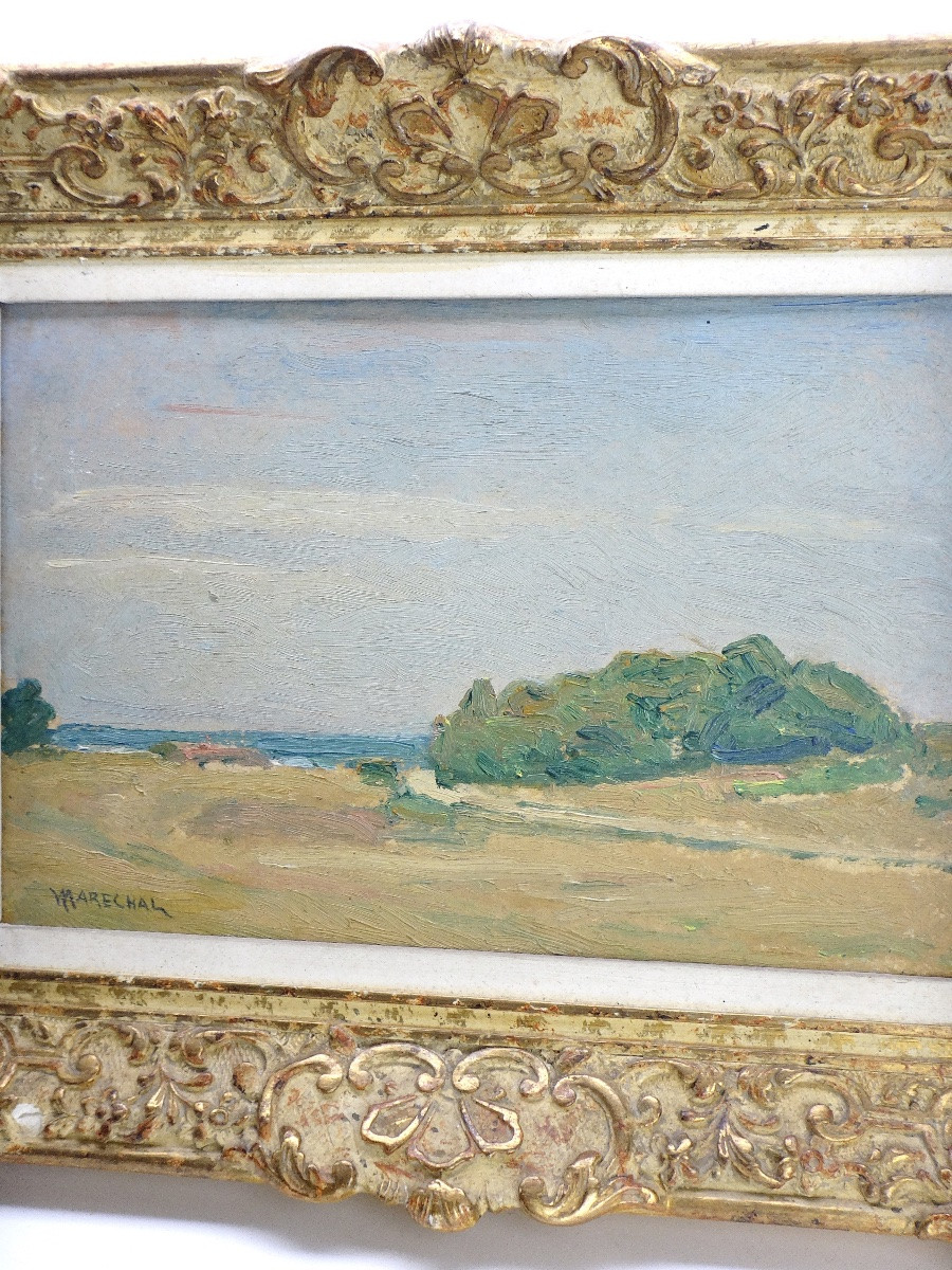 Victor MARECHAL (1879-1948) Paire de Paysages impressionnistes-photo-3