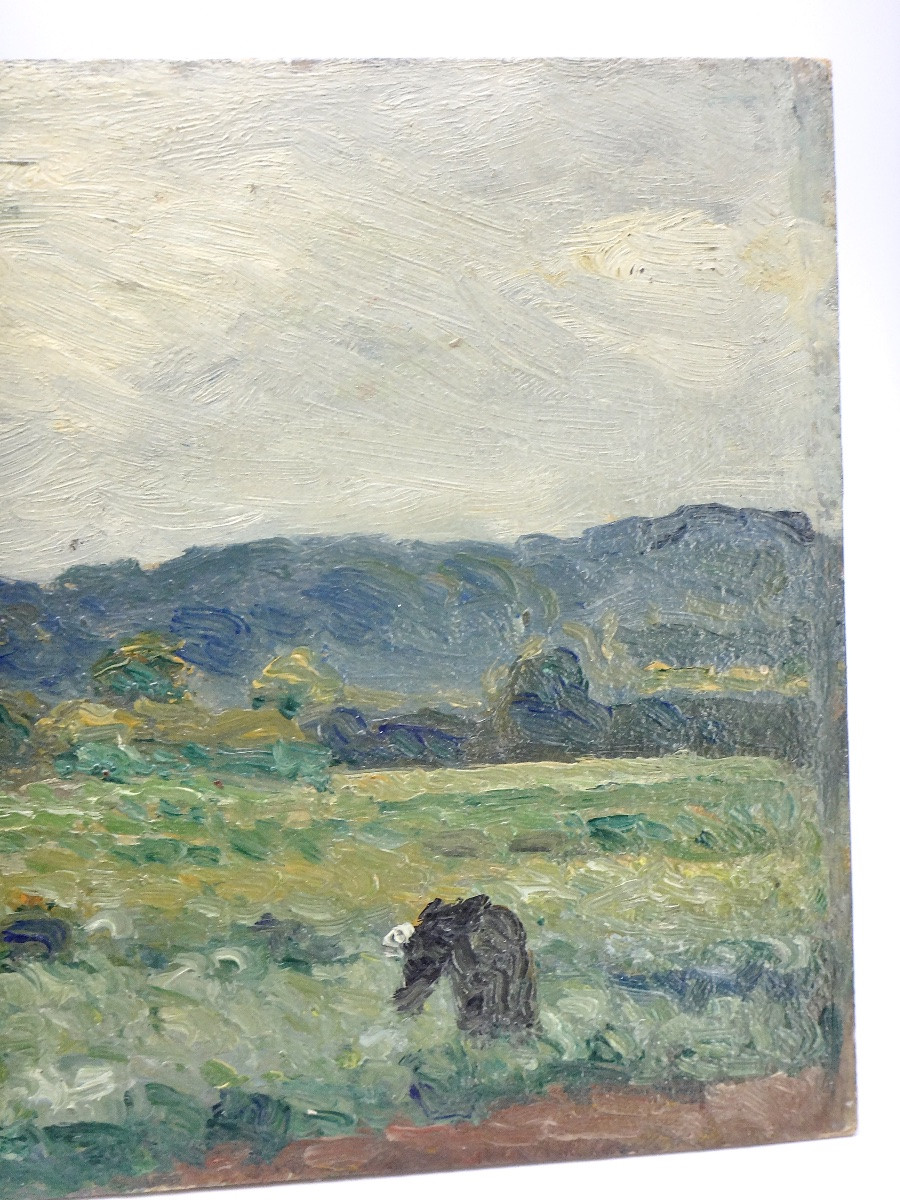 Victor MARECHAL (1879-1948) Paire de Paysages impressionnistes-photo-4