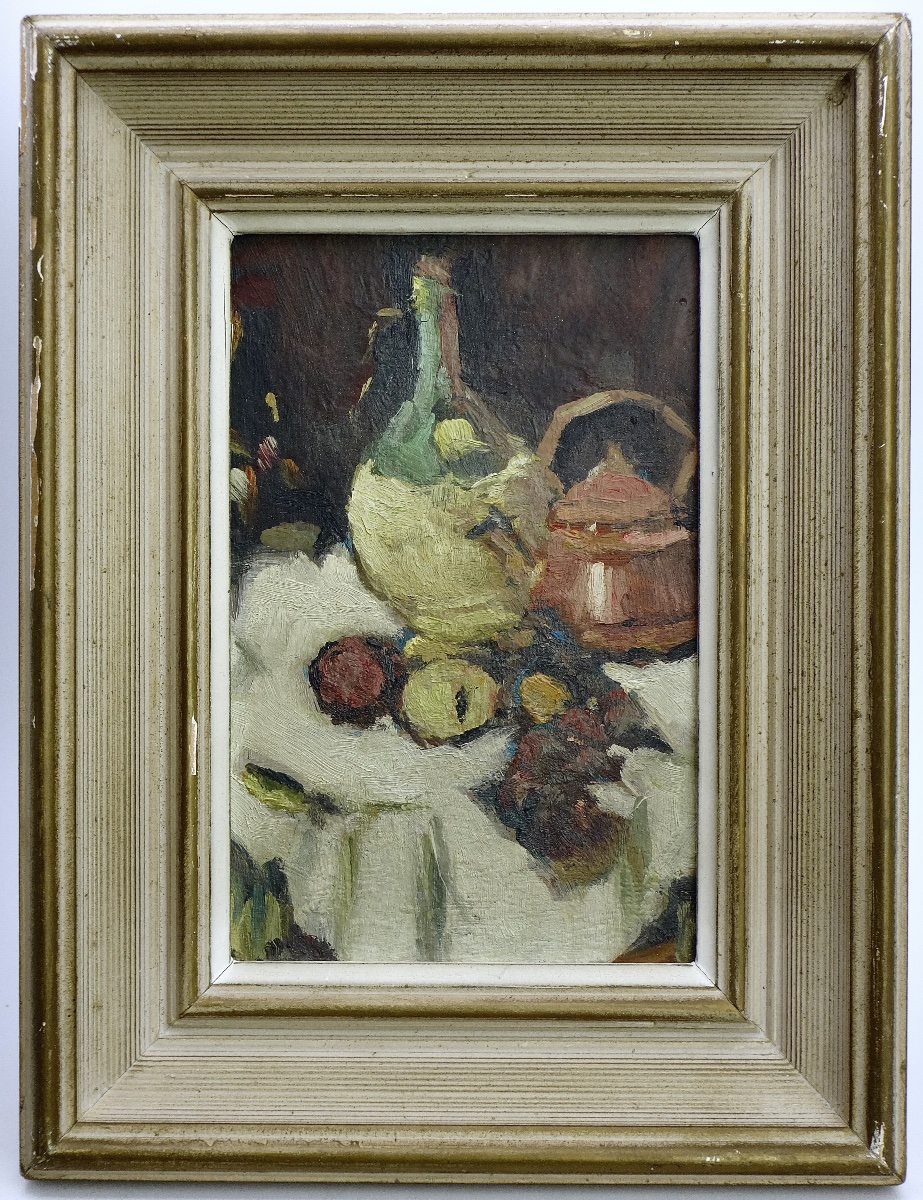 Pierre Gontard (1927–1997) Pair Of Still Lifes, Signed, In The Style Of Cézanne-photo-4