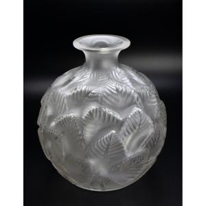 René LALIQUE  Vase ORMEAUX  1ère Édition de 1926 signé et numéroté  N°984